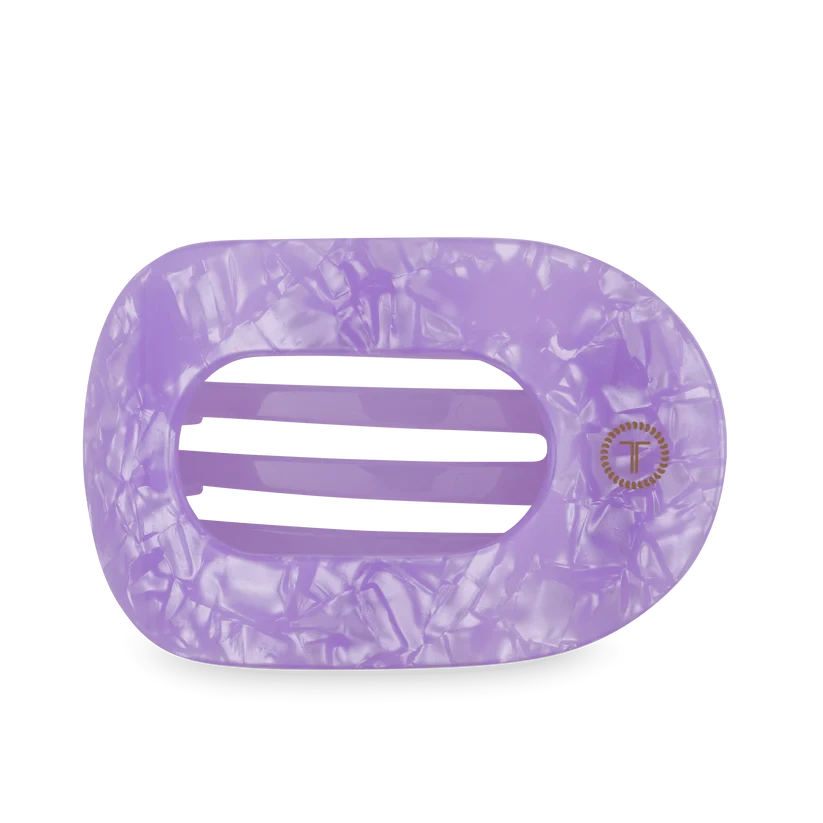 Teleties Flat Round Hair Clips - Large Womens Hair Accessory Teleties Lavender Mist 