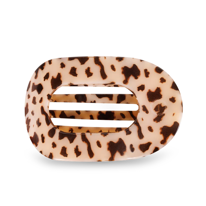 Teleties Flat Round Hair Clips - Medium Womens Hair Accessory Teleties Blonde Tortoise 