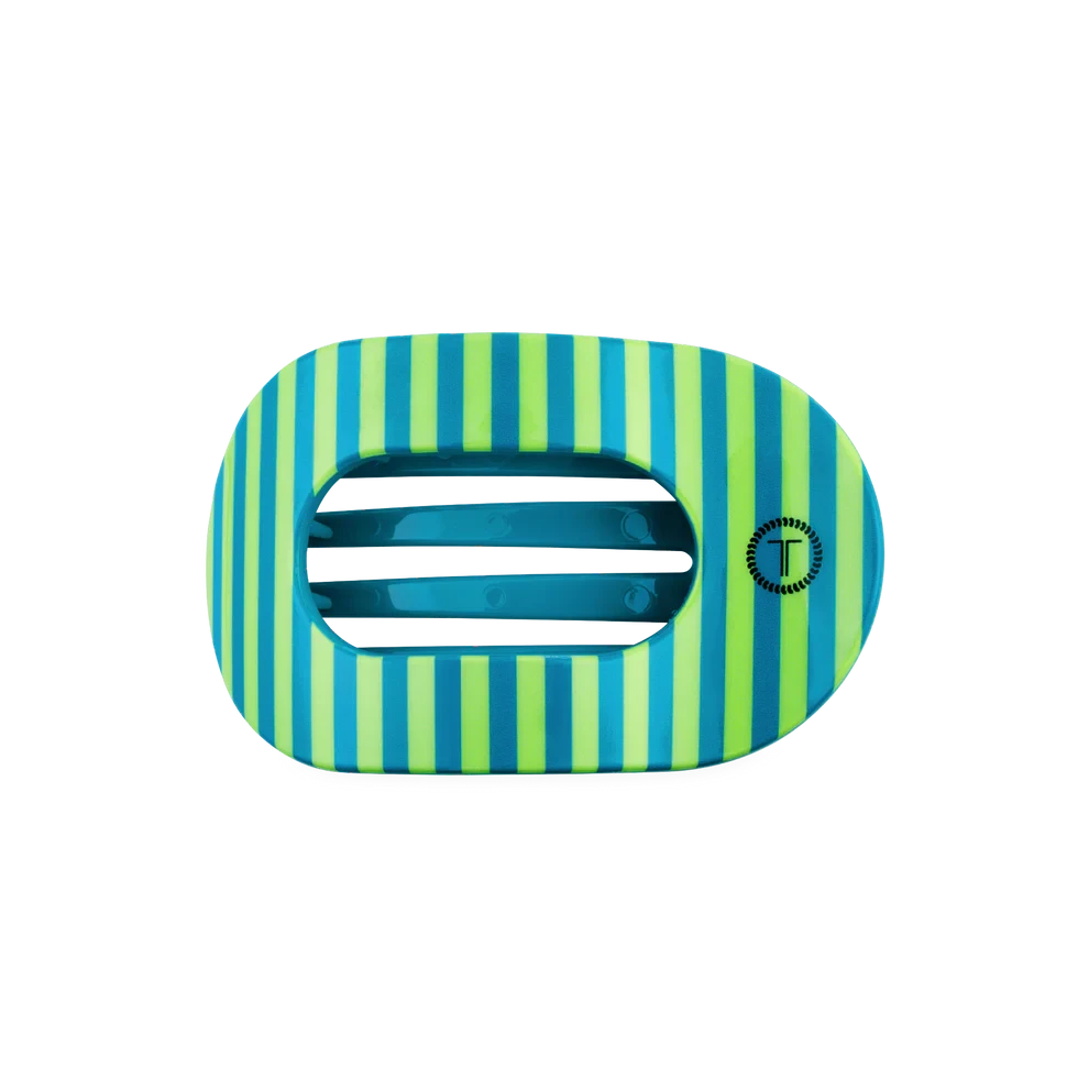 Teleties Flat Round Hair Clips - Medium Womens Hair Accessory Teleties Cabana Cutie 