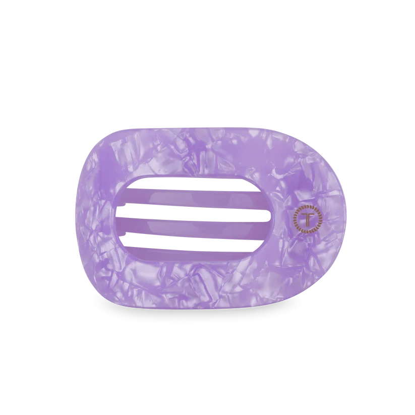 Teleties Flat Round Hair Clips - Medium Womens Hair Accessory Teleties Lavender Mist 