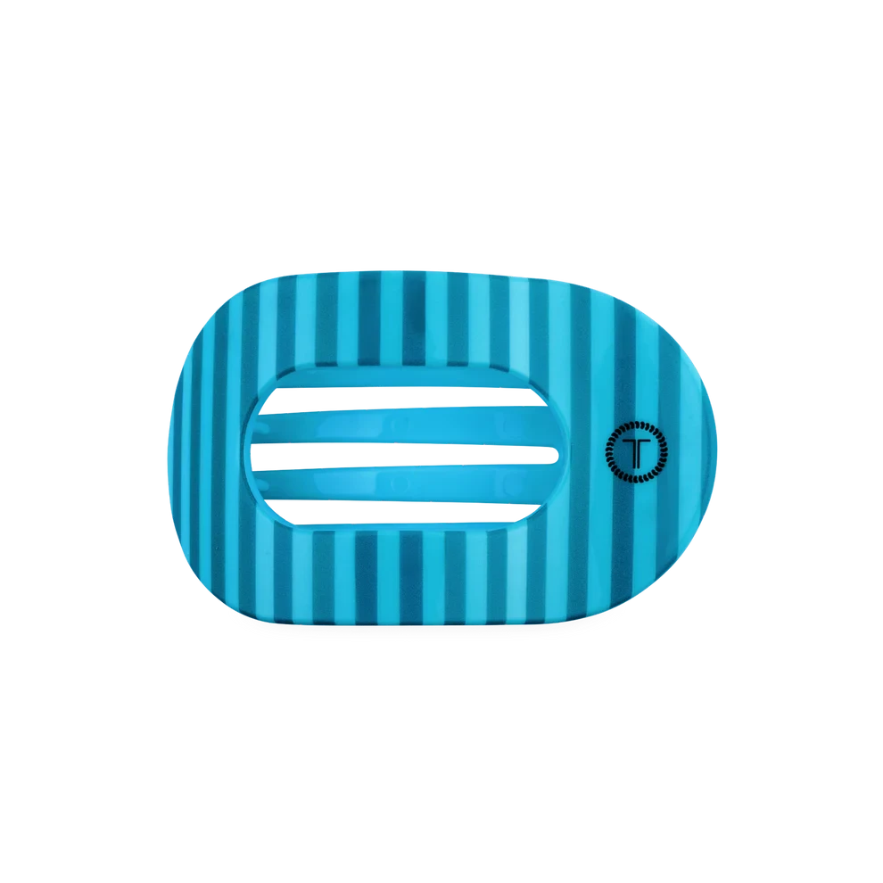 Teleties Flat Round Hair Clips - Medium Womens Hair Accessory Teleties Splash Zone 