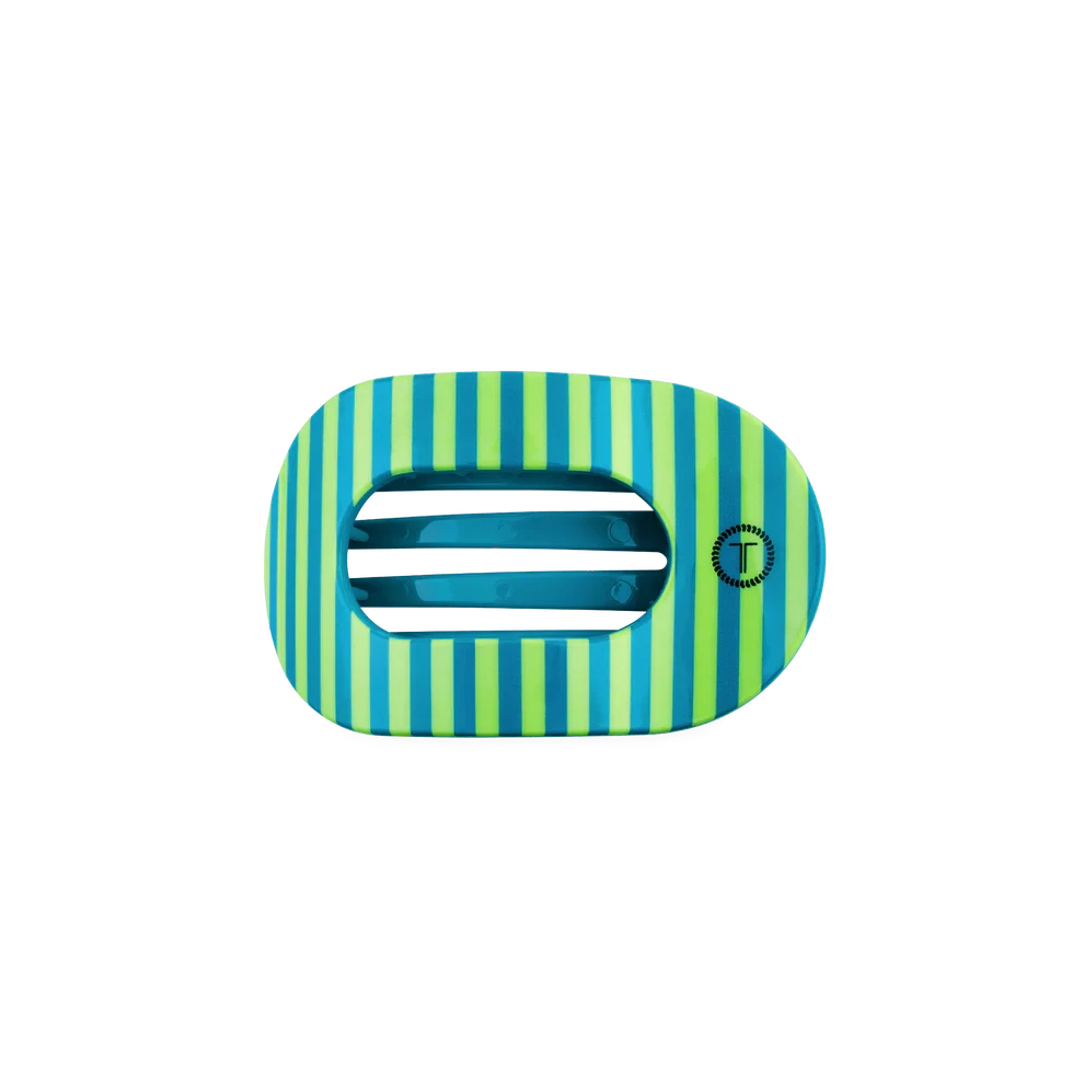 Teleties Flat Round Hair Clips - Small Womens Hair Accessory Teleties Cabana Cutie 