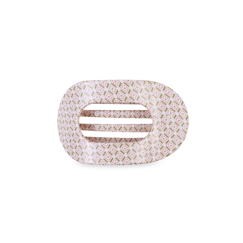 Teleties Flat Round Hair Clips - Small Womens Hair Accessory Teleties Pine and Pearl 