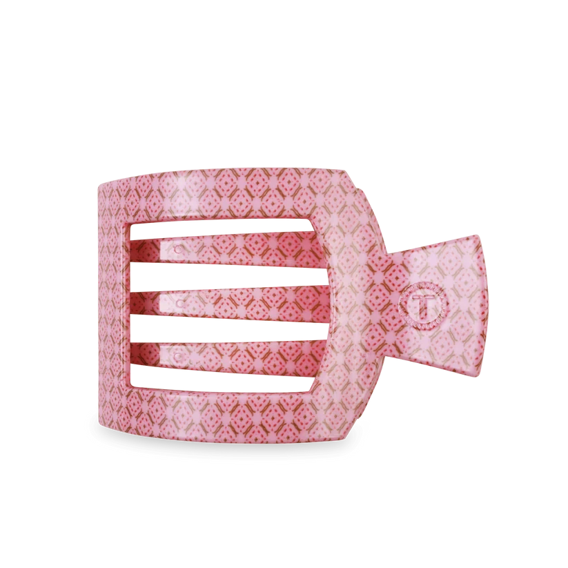 Teleties Flat Square Hair Clips - Large Womens Hair Accessory Teleties Berry Cozy 