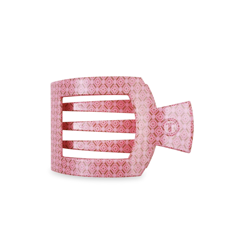 Teleties Flat Square Hair Clips - Medium Womens Hair Accessory Teleties Berry Cozy 