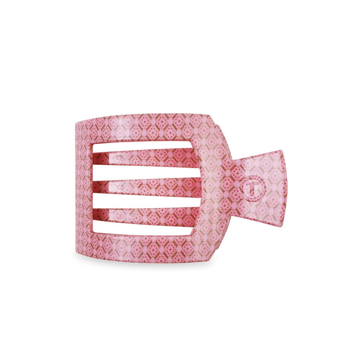 Teleties Flat Square Hair Clips - Medium Womens Hair Accessory Teleties Berry Cozy 