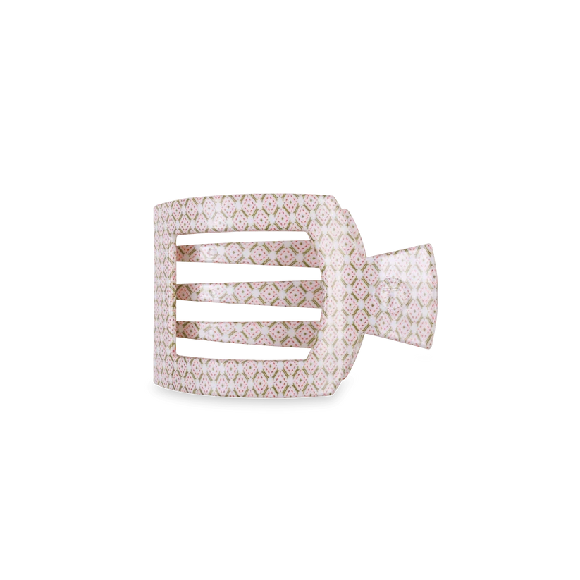 Teleties Flat Square Hair Clips - Small Womens Hair Accessory Teleties Pine and Pearl 