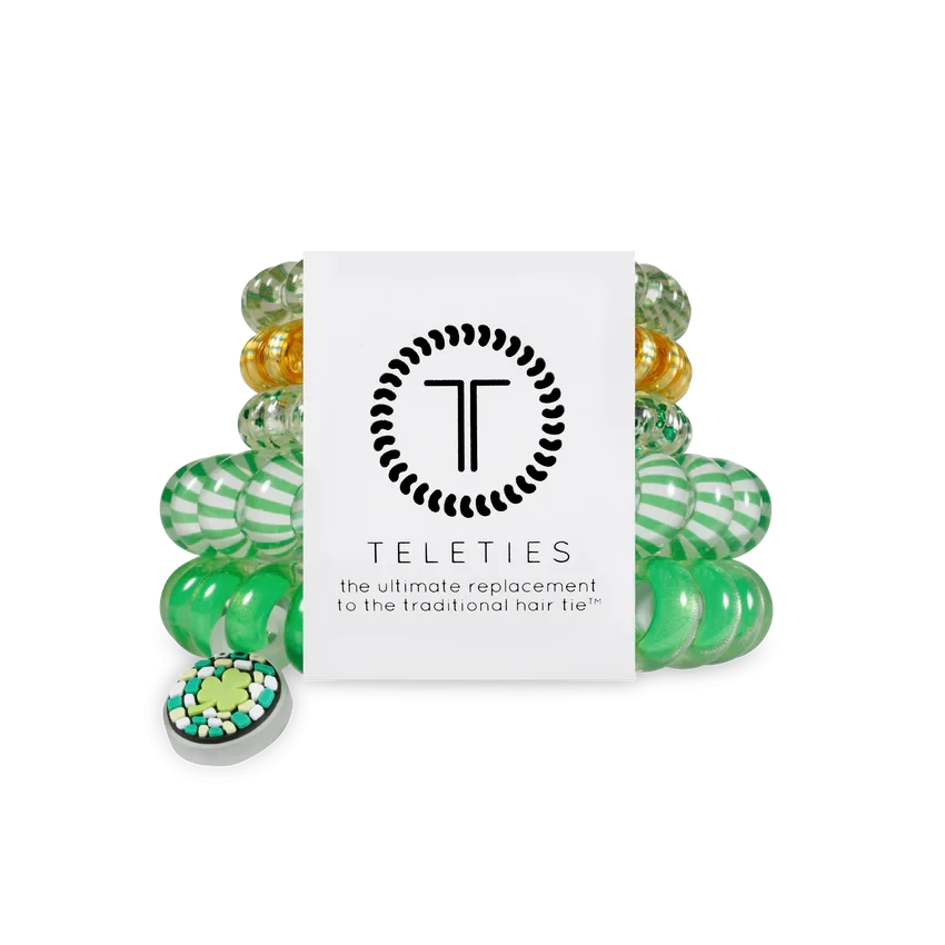 Teleties Hair Ties - Mixed Pack - Dancing Green Womens Hair Accessory Teleties 