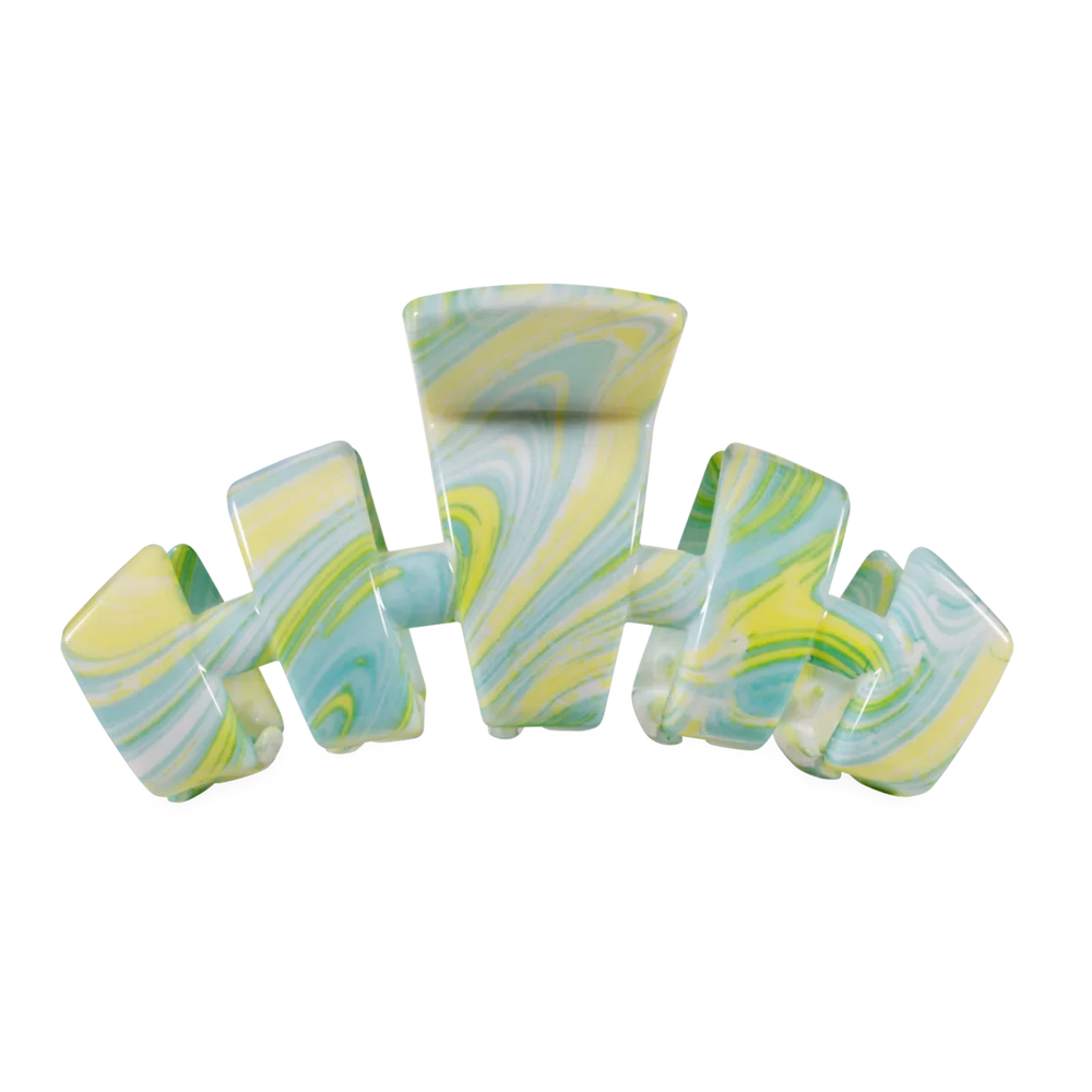Teleties Summer Hair Clips - Large Womens Hair Accessory Teleties By the Sea Shore 