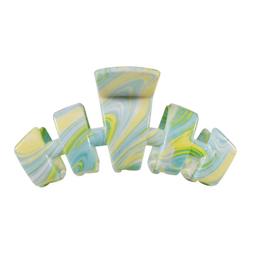 Teleties Summer Hair Clips - Large Womens Hair Accessory Teleties By the Sea Shore 