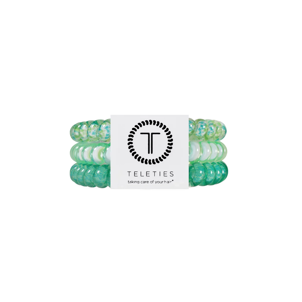Teleties Summer Hair Ties - Small Womens Hair Accessory Teleties By the Sea Shore 