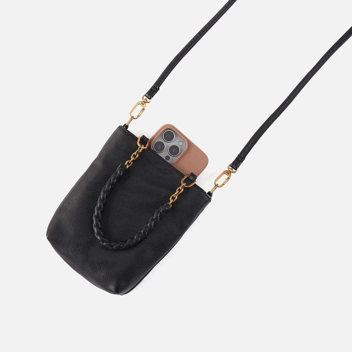 Tennessee Mini Bag - Pebbled Black Crossbody Bag Hobo 