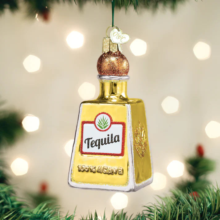 Tequila Bottle Ornament Christmas Ornament Old World Christmas 