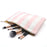 Terry Pouch - Large - Pink Stripe Cosmetic/Accessories Bags 8 Oak Lane 