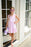Terrycloth Cover Up Pink Stripe Girl Dress James and Lottie 