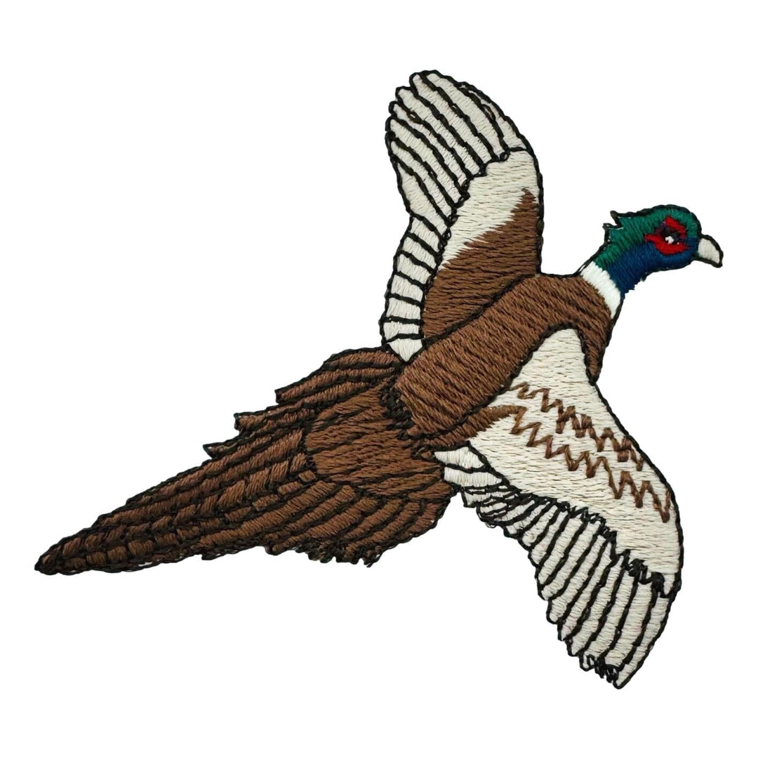 Thanksgiving Embroidery Options Holiday Embroidery The Horseshoe Crab Pheasant in Flight 