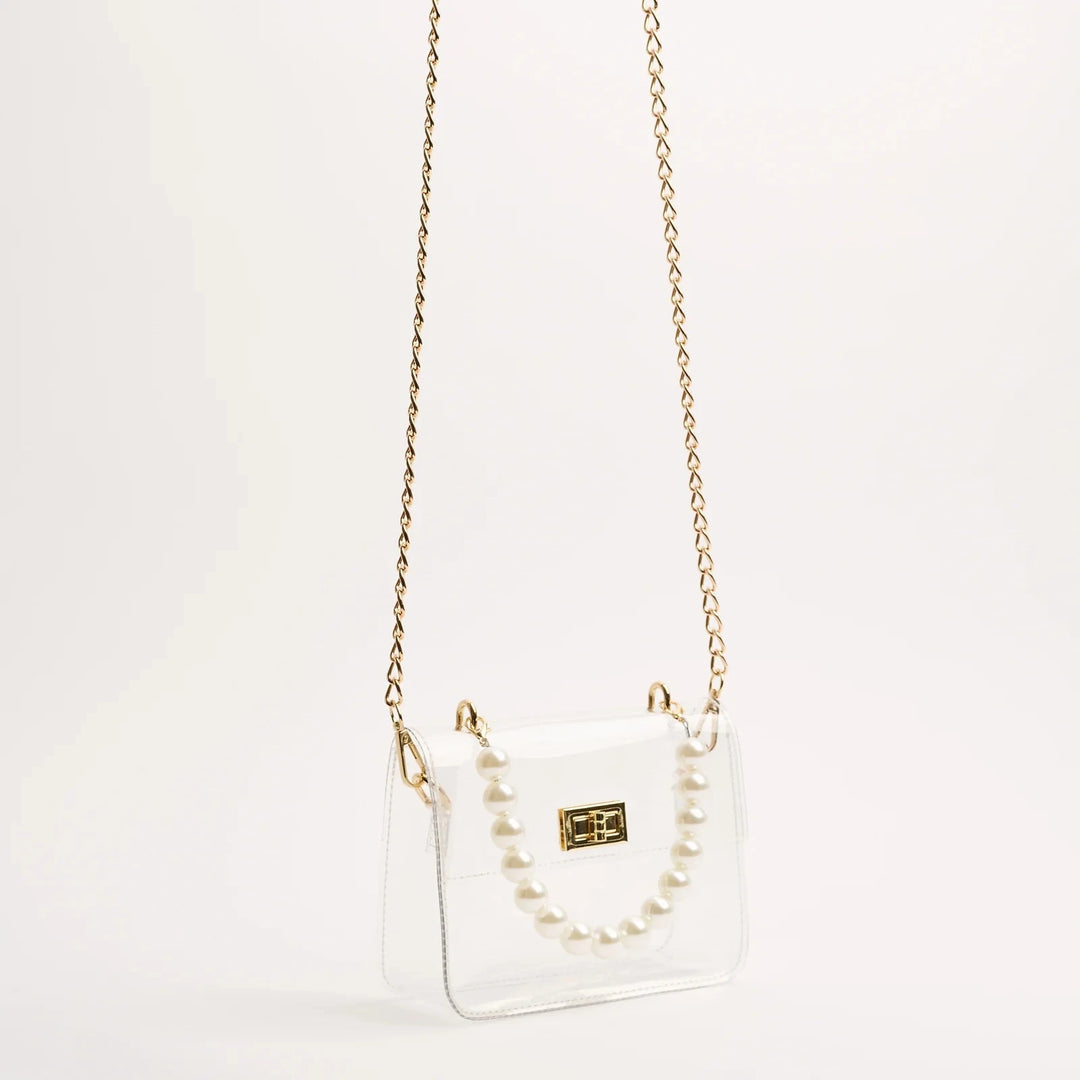 The Audrey - Pearl Purse Clearly Handbags 