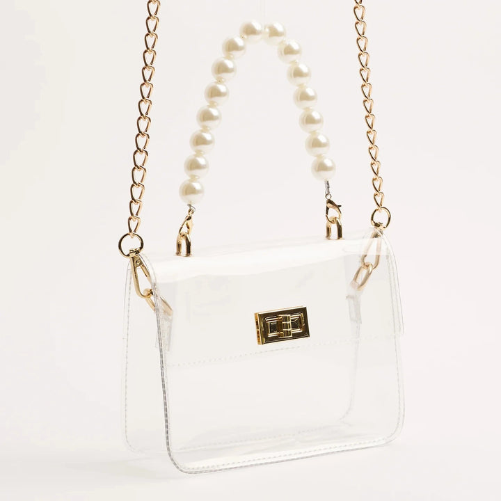 The Audrey - Pearl Purse Clearly Handbags 