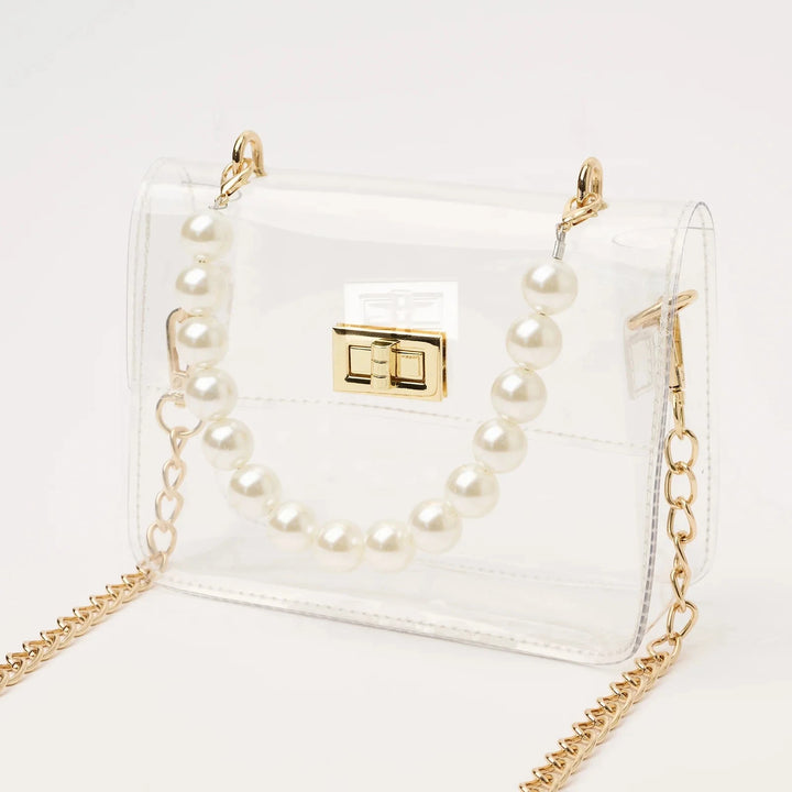 The Audrey - Pearl Purse Clearly Handbags 