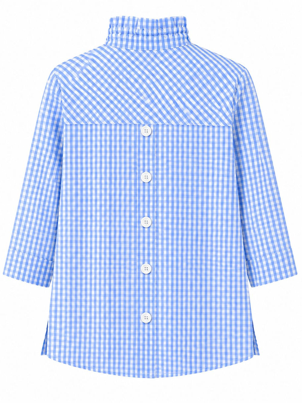 The Beach House Blouse - Blue Check Womens Shirt Diane Bailey 
