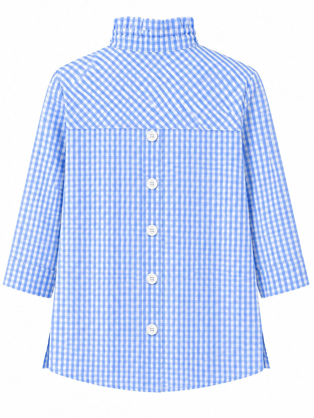 The Beach House Blouse - Blue Check Womens Shirt Diane Bailey 