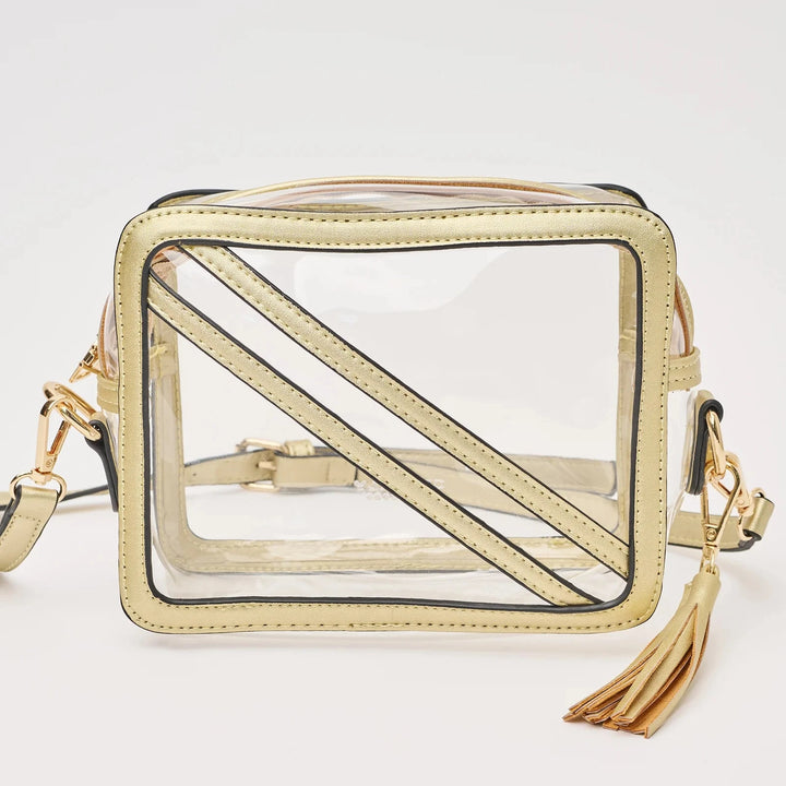 The Clear Cline - Gold Purse Clearly Handbags 
