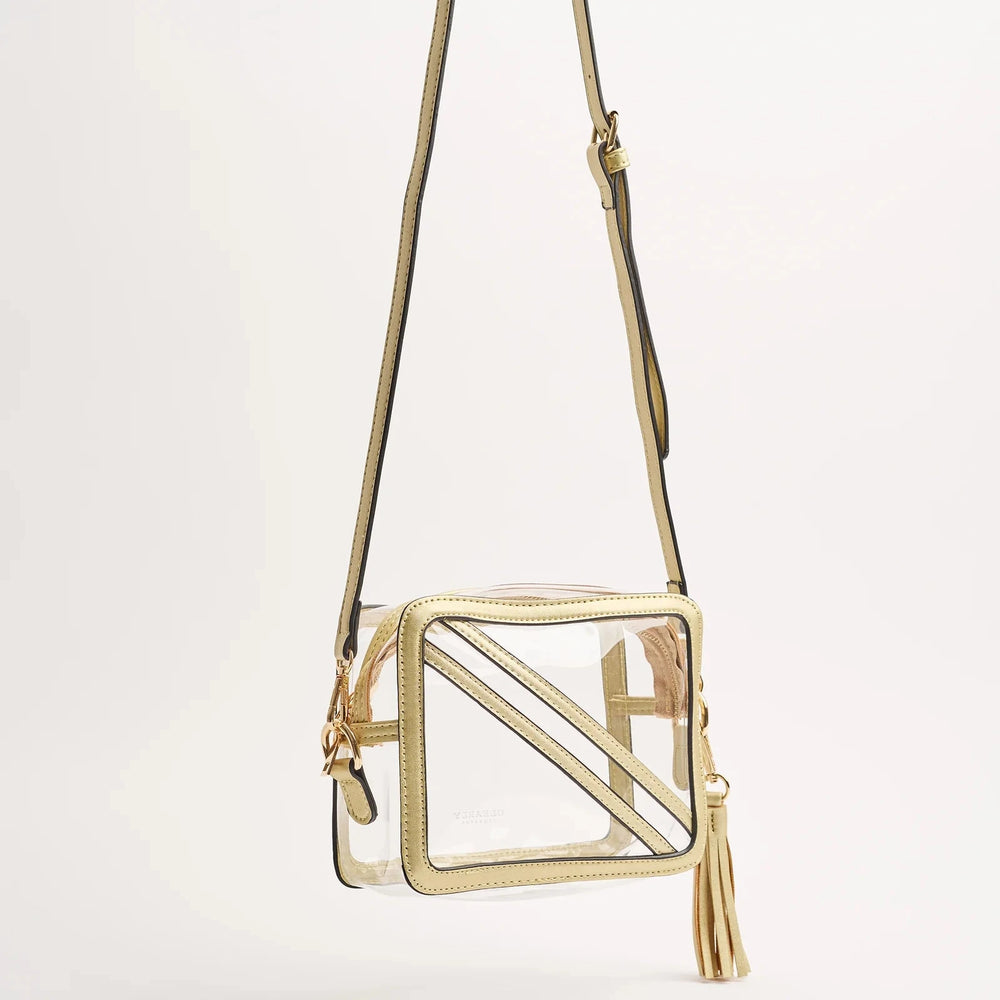 The Clear Cline - Gold Purse Clearly Handbags 