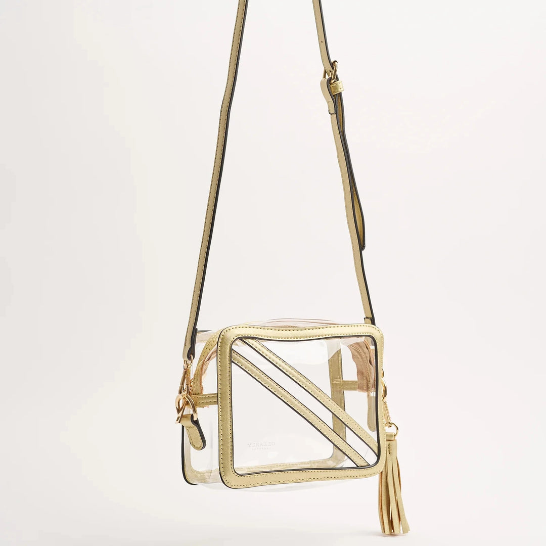 The Clear Cline - Gold Purse Clearly Handbags 