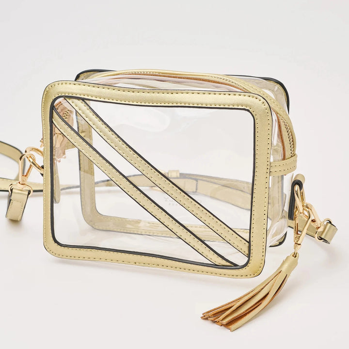 The Clear Cline - Gold Purse Clearly Handbags 