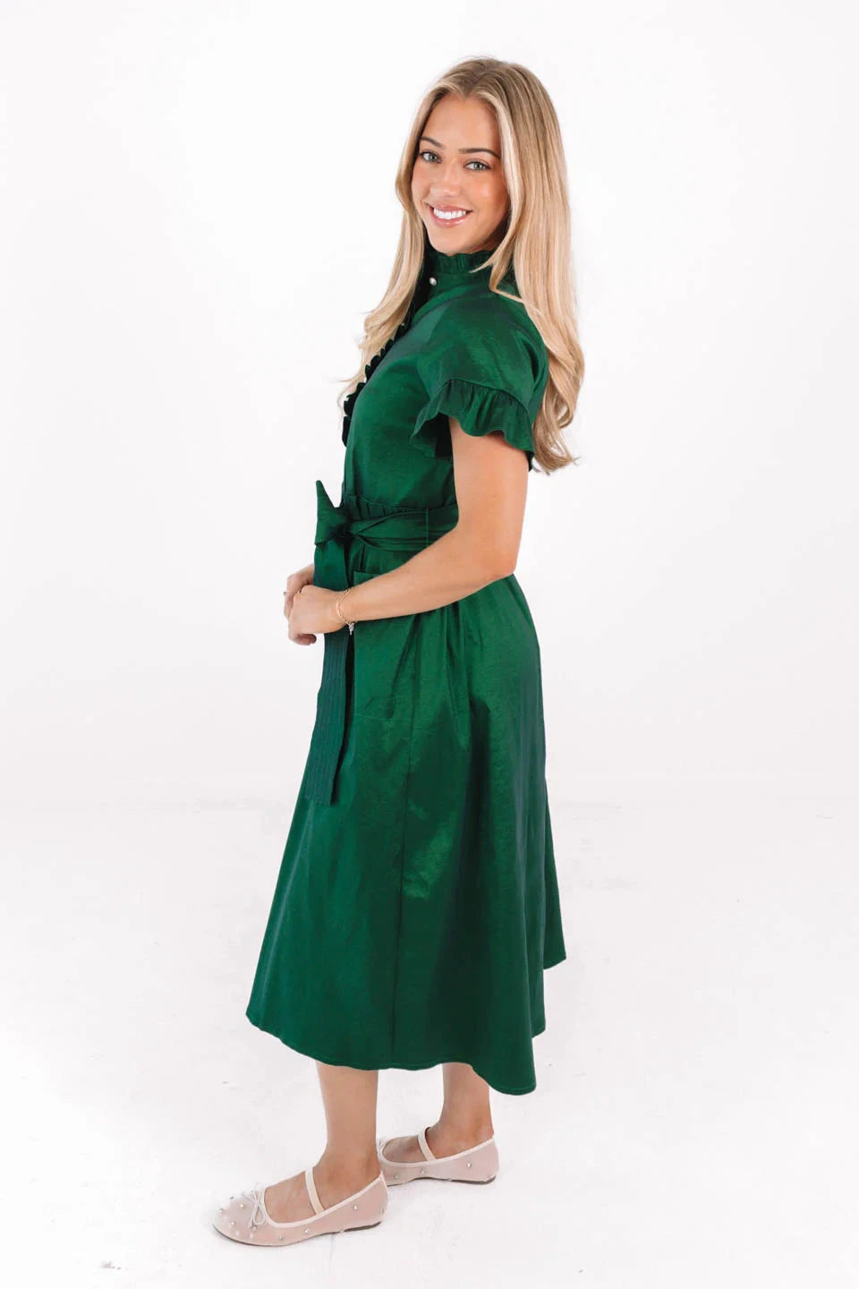 The Collins Button Up Midi Dress Womens Dress J Marie Collections 