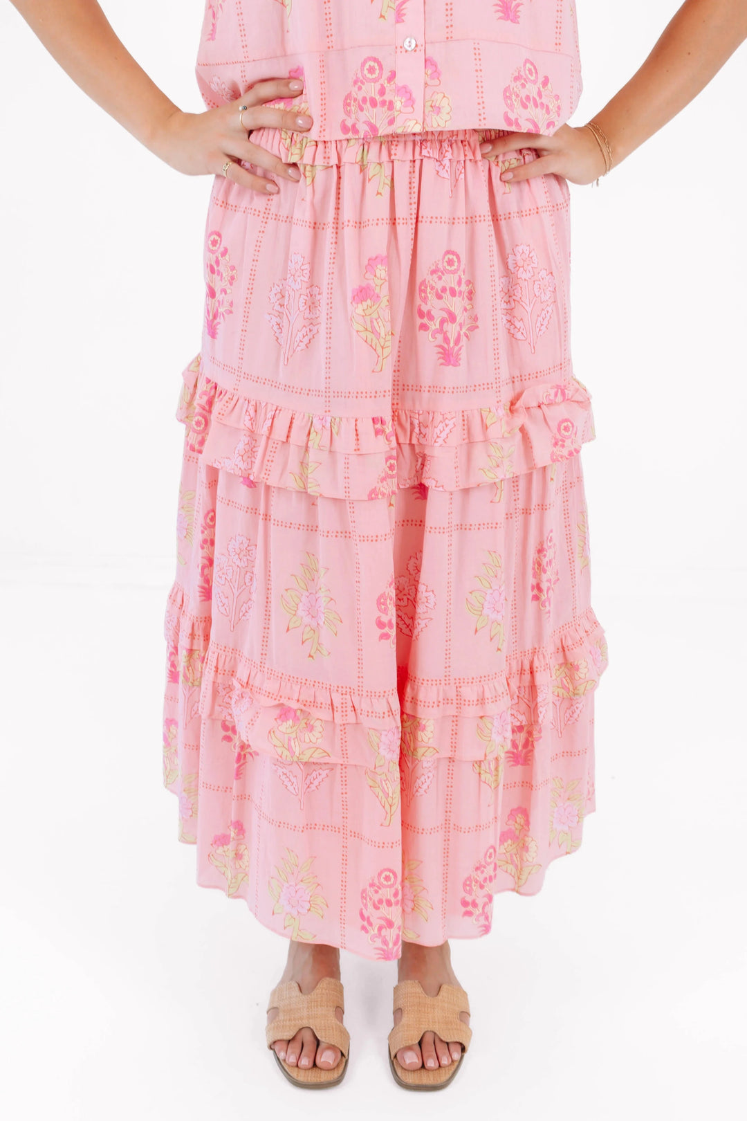 The Emery Midi Skirt Womens Skirts J Marie Collections 