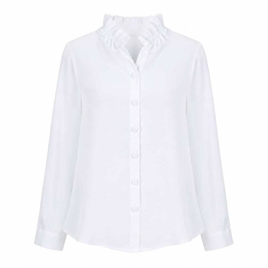 The Georgia Blouse - White Womens Shirt Diane Bailey 