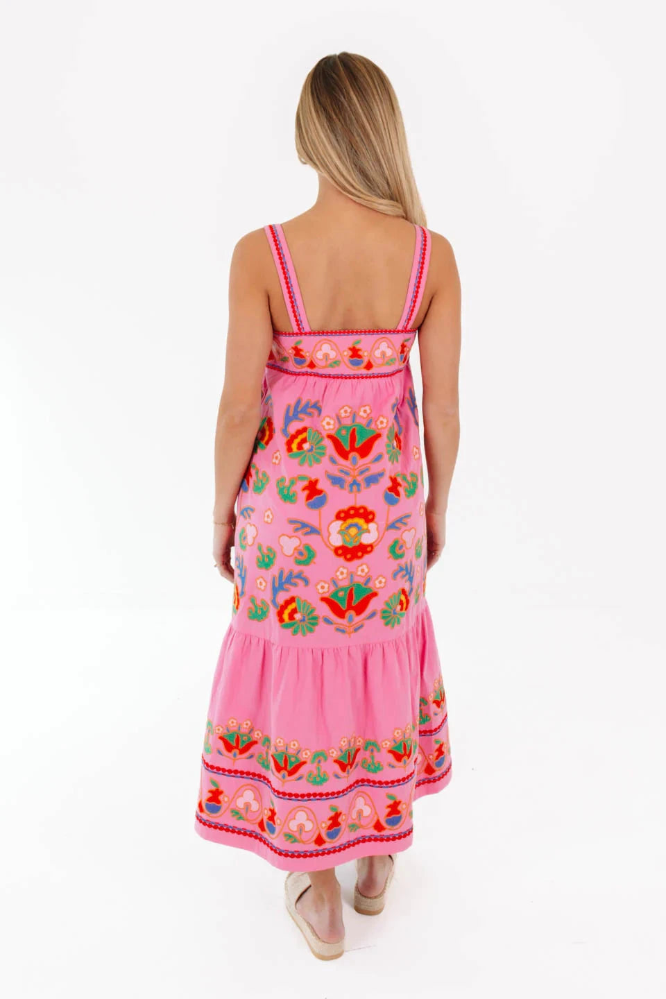 The Landon Midi Dress - Hot Pink Womens Dress J Marie Collections 
