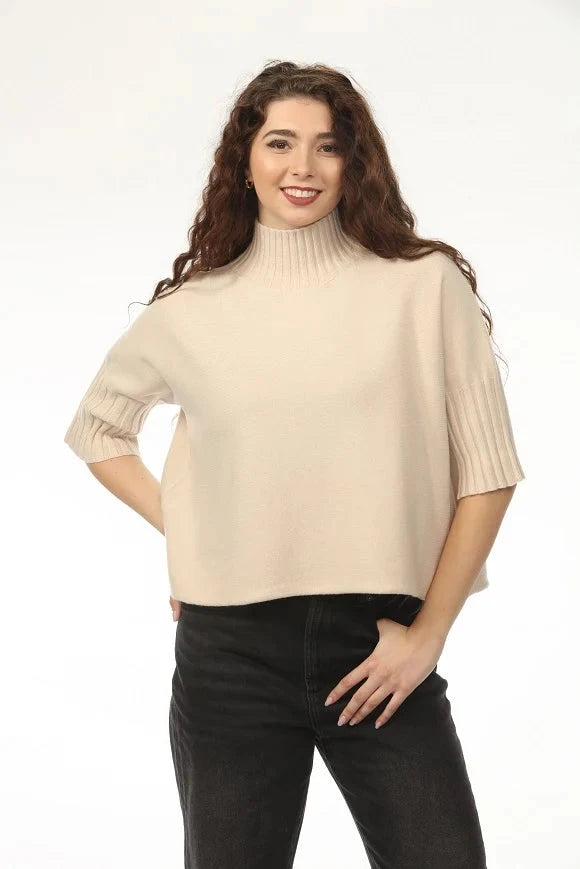 The Maple Turtleneck Sweater - Mocha Womens Sweater Rain and Rose 