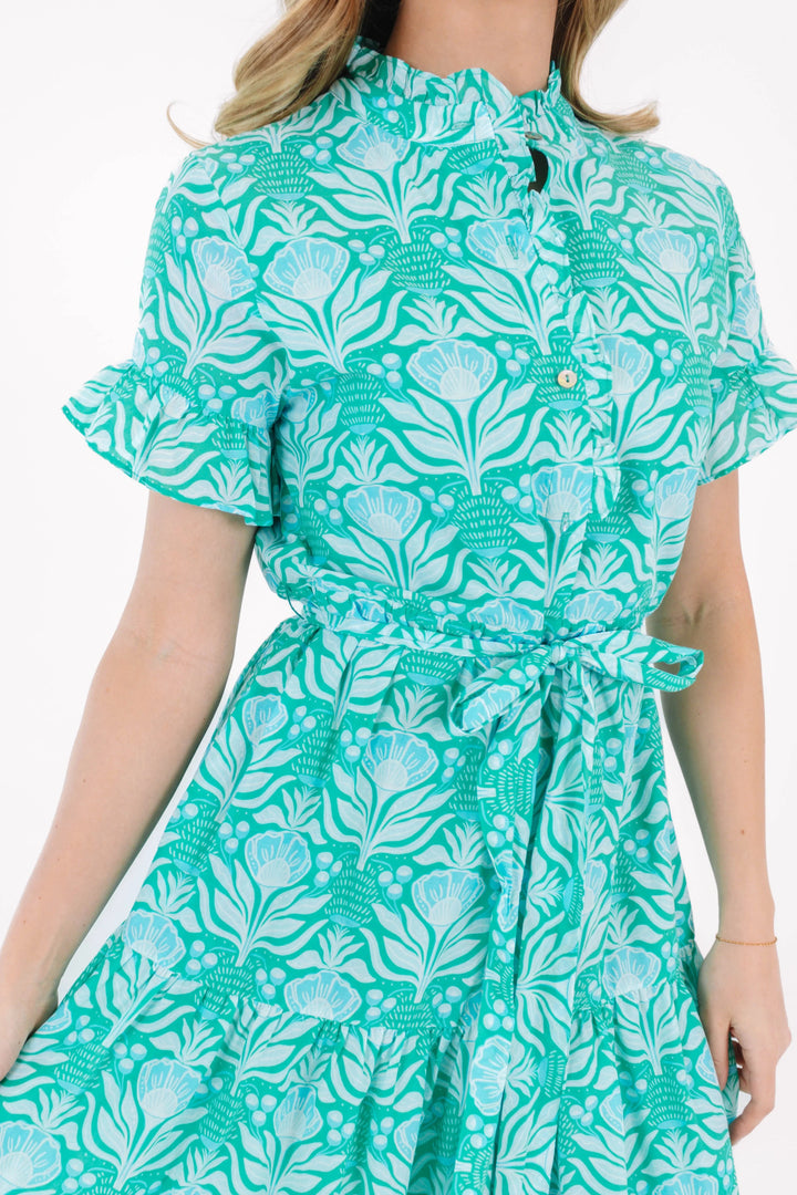 The Mayci Button Up Midi Dress Womens Dress J Marie Collections 