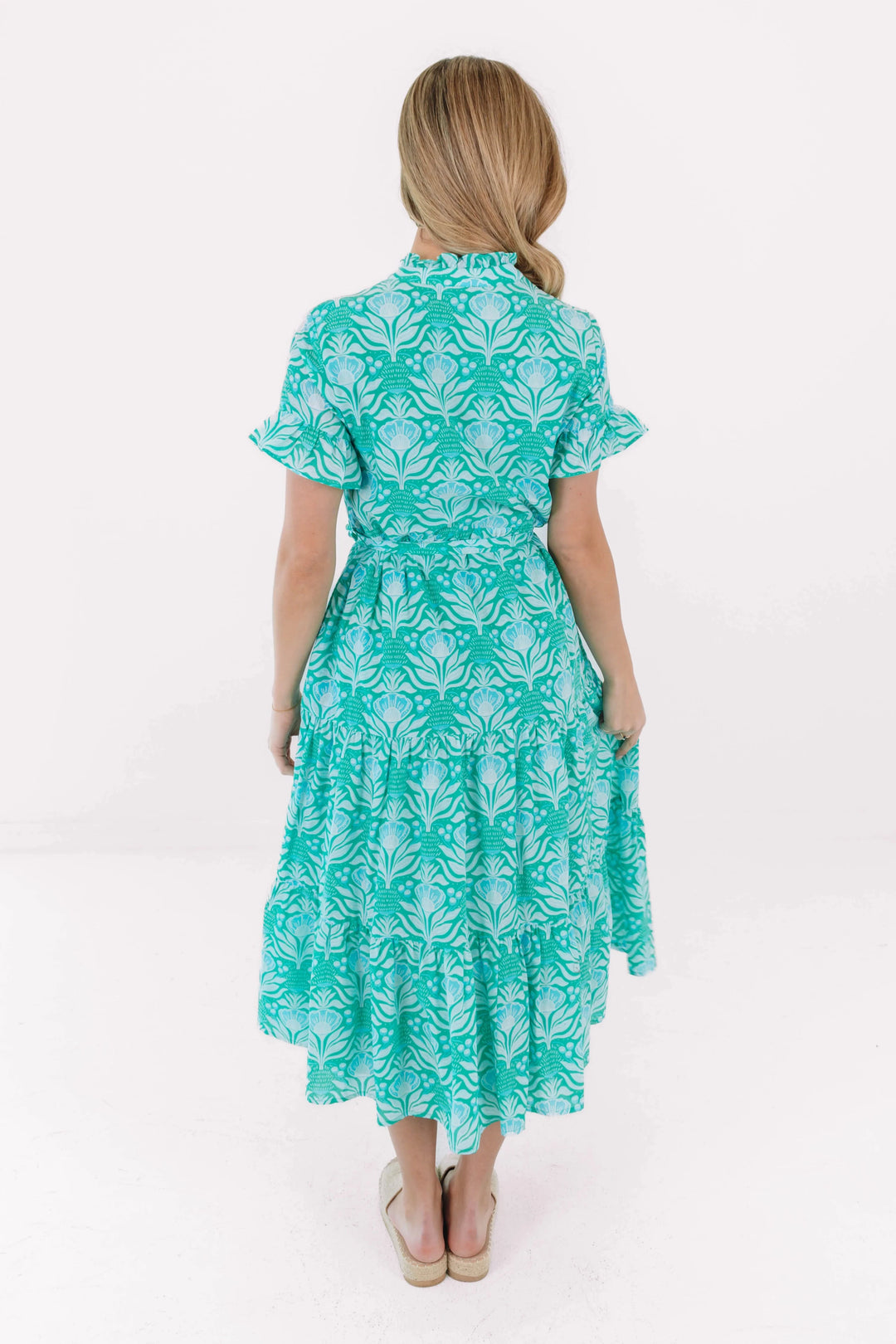 The Mayci Button Up Midi Dress Womens Dress J Marie Collections 