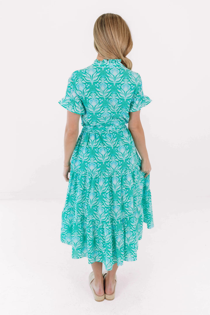 The Mayci Button Up Midi Dress Womens Dress J Marie Collections 