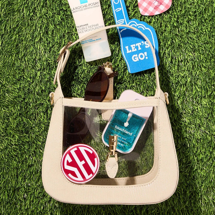 The Paige Ivory Stadium Bag Purse Clearly Handbags 