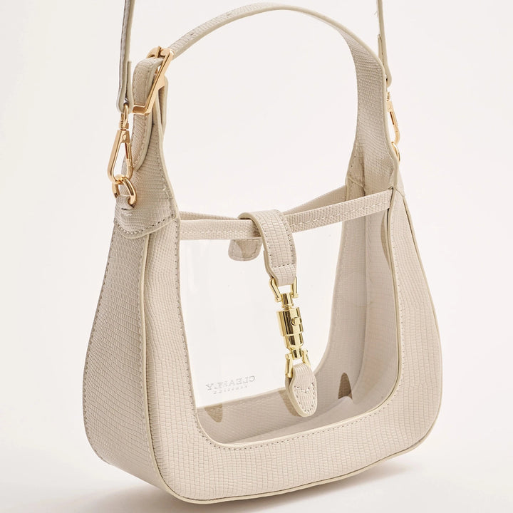 The Paige Ivory Stadium Bag Purse Clearly Handbags 