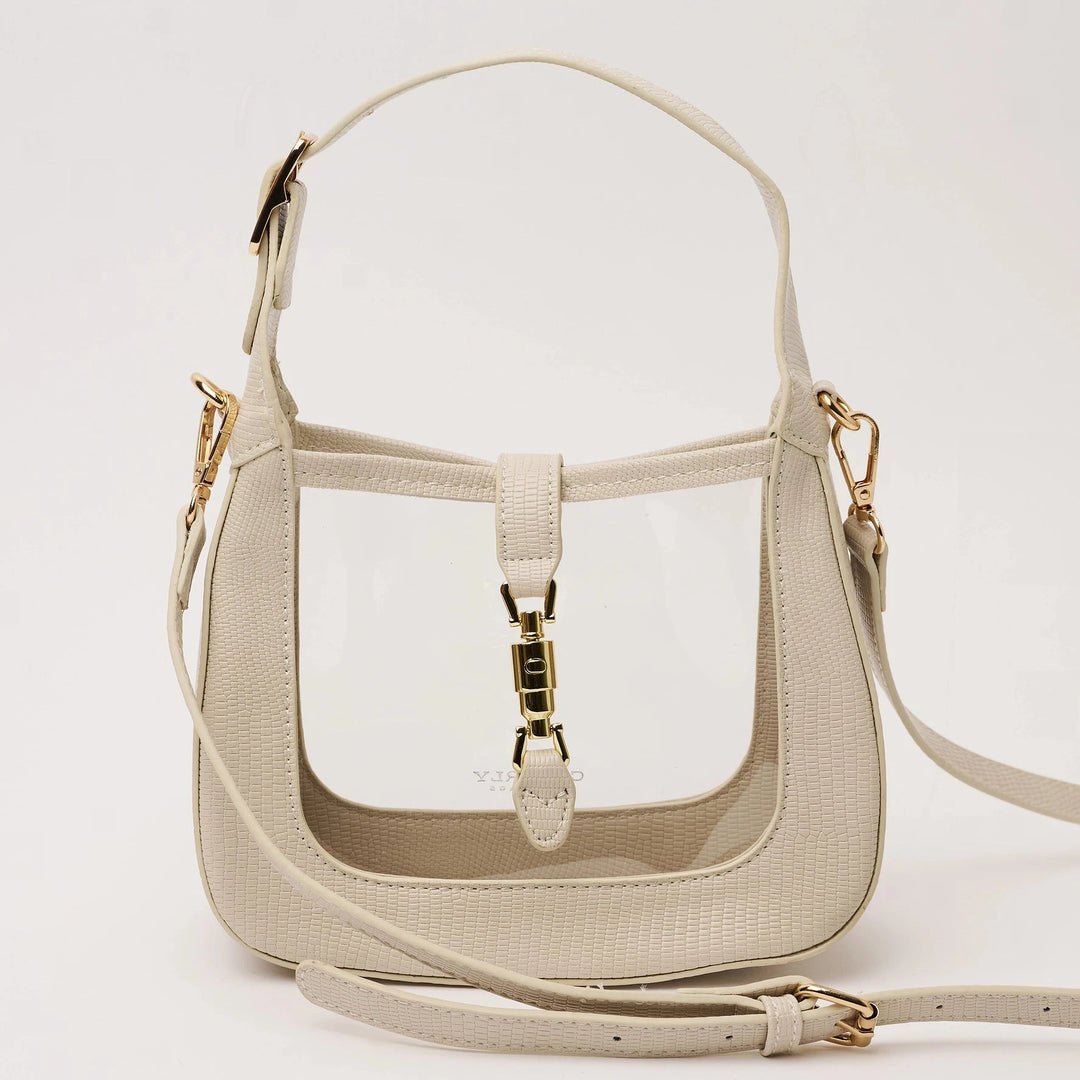The Paige Ivory Stadium Bag Purse Clearly Handbags 