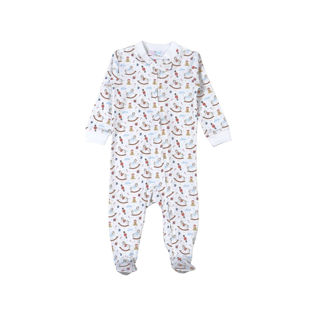 The Tiny Nutcracker Zipper Footie Boy Footie Baby Loren 