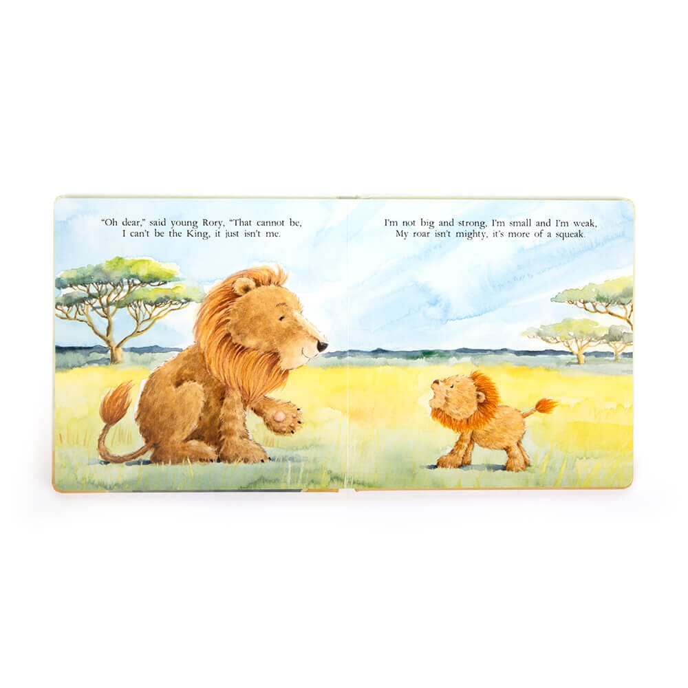 The Very Brave Lion Book Book JellyCat 
