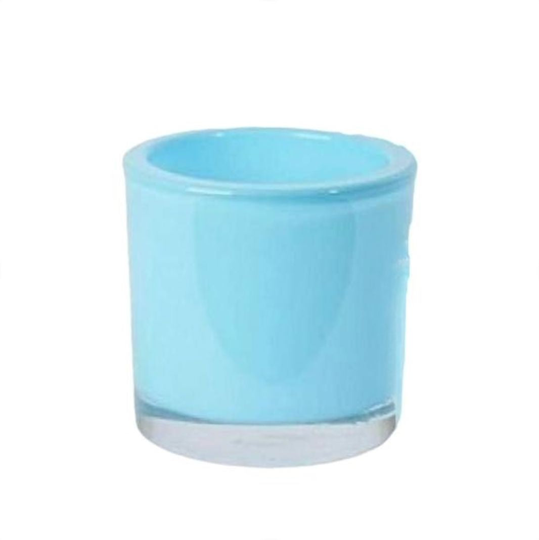 Thick Cylinder Colored Vase - Medium - Blue Vase Canpol 