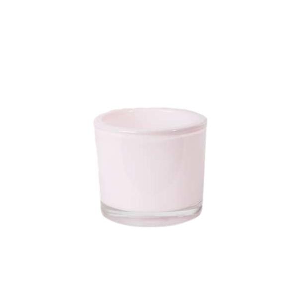 Thick Cylinder Colored Vases - Small Vase Canpol Light Pink 