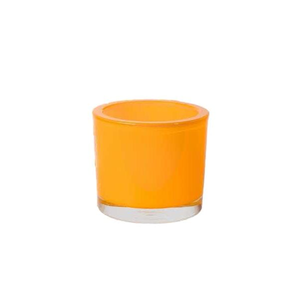 Thick Cylinder Colored Vases - Small Vase Canpol Orange 