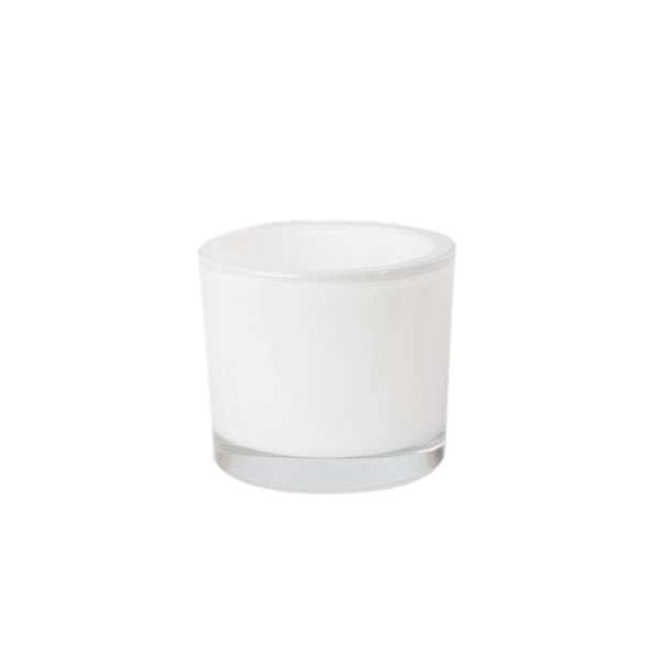 Thick Cylinder Colored Vases - Small Vase Canpol White 