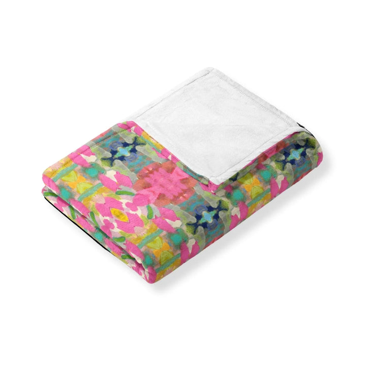 Throw Blanket - Pink Paradise Blanket Laura Park Design 