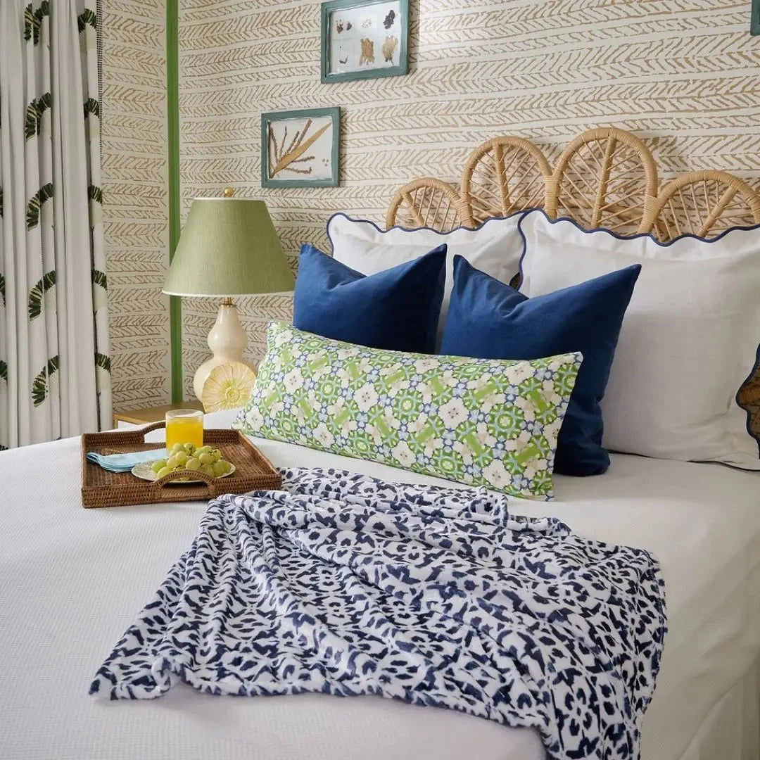 Throw Blanket - Porto Tiles Blanket Laura Park Design 