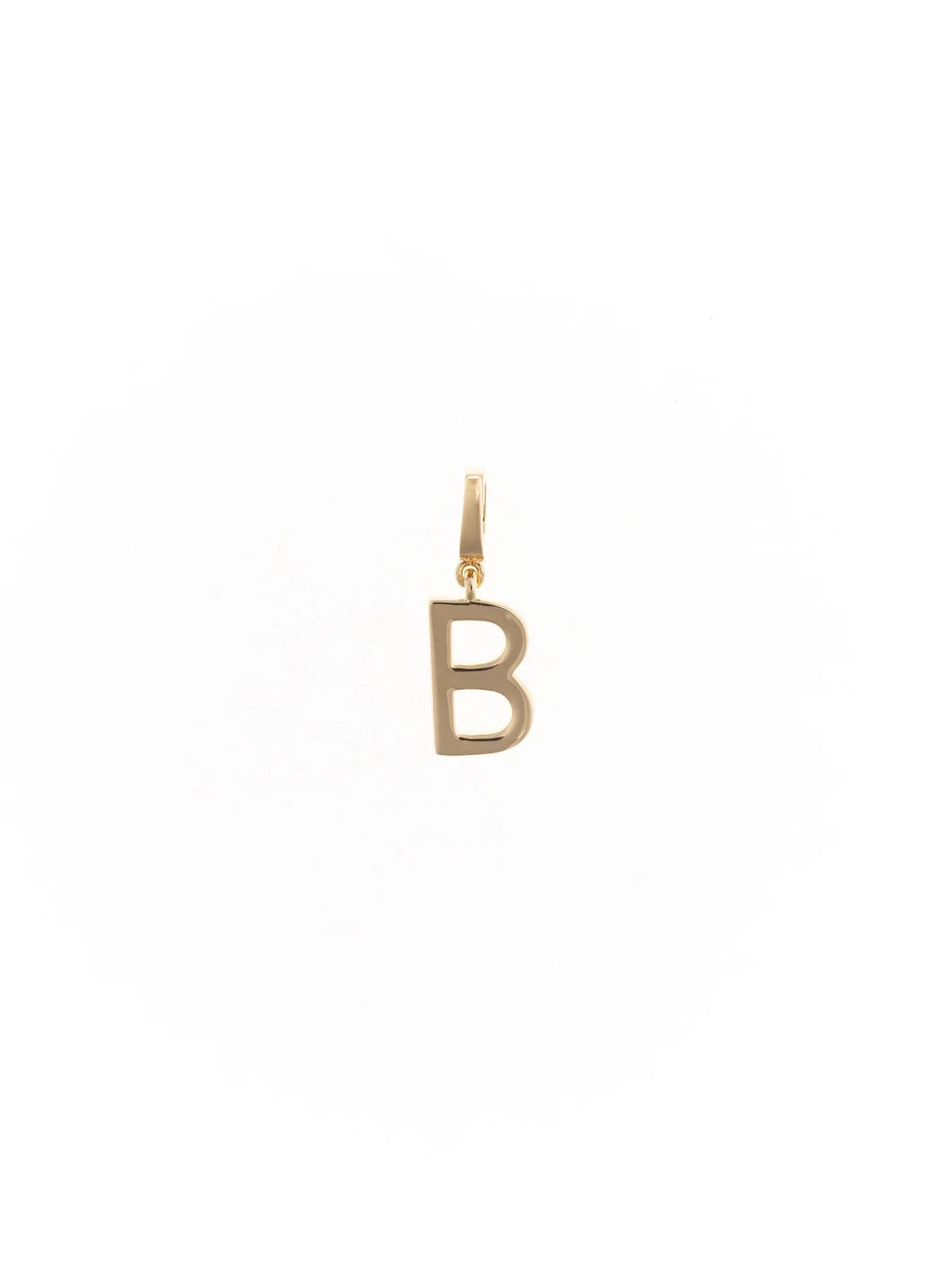 Tia Gold Initial Charm Necklace Charm Michelle McDowell B 