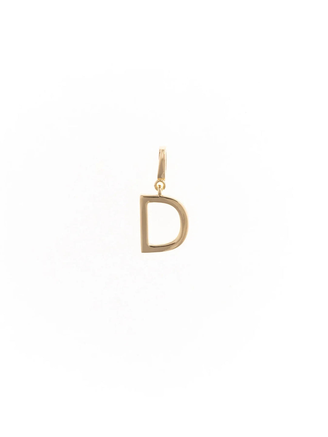 Tia Gold Initial Charm Necklace Charm Michelle McDowell D 